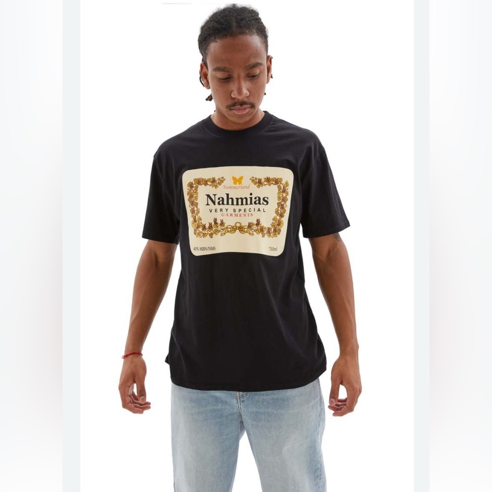Nahmias Cognac Summerland tee men’s sz XL New